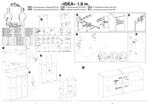 BUCATARIE IDEA, 180 CM, STEJAR WOTAN/ANTRACIT, DIN MDF, STIL VINTAGE - Img 5