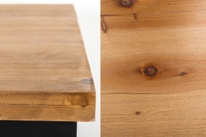 BUFET, BODEGA 185CM, LEMN DE BRAD CU CADRUL DE METAL, ARTIM GROUP SELECTION - Img 3