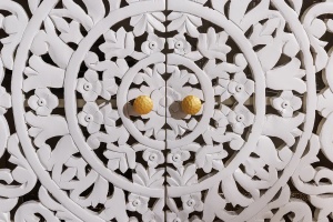 BUFET DE LIVING, MARRAKECH, 170CM, LEMN DE MANGO, ALB, ARTIM GROUP SELECTION - Img 4