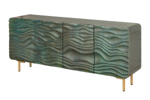 BUFET DE LIVING, WAVE 160CM, DIN LEMN DE MANGO TURCOAZ SI METAL, ARTIM GROUP SELECTION - Img 4