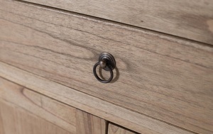 BUFET LIVING DIN LEMN 140CM, COD 2347, LEMN DE MINDI SI METAL, ARTIM GROUP SELECTION - Img 6