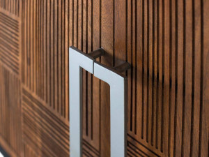 BUFET LIVING, DIN LEMN DE MANGO SI METAL, CU 4 USI, STIL RETRO GINER Y COLOMER - Img 4