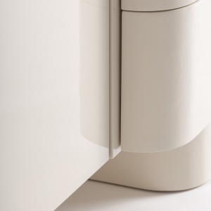 BUFET LIVING HATON 220CM, DIN LEMN, FINISAJ BEJ, STIL ART DECO, VICAL HOME - Img 5