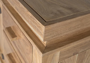 BUFET LIVING LUCCA 153CM, DIN LEMN DE TEC, CULOARE NATUR, ARTIM GROUP SELECTION - Img 6