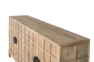 BUFET LIVING MONTEPULCIANO 175CM, DIN LEMN DE MANGO, CULOARE NATUR, ARTIM GROUP SELECTION - Img 3
