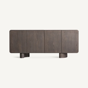 BUFET LIVING PRAVIA 200CM, FURNIR SI MDF DE NUC, RAFINAMENT DEOSEBIT, VICAL HOME - Img 2