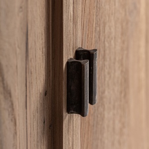 BUFET LIVING SUKT 200CM, REALIZAT DIN LEMN DE TEC, REALIZAT MANUAL, FINISAJ NATUR/MARO, VICAL HOME - Img 6