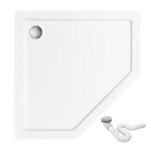 CABINA DE DUS AXIN 90X90, CROM, CU CADITA DIAMOND ALBA, CALITATE SUPERIOARA - Img 5