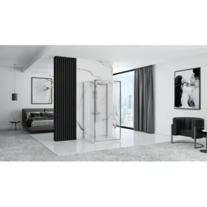CABINA DE DUS RAPID SWING 120X100, CROM, FARA CADITA, CALITATE SUPERIOARA - Img 4