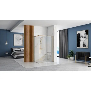 CABINA DE DUS SOLAR GOLD 90X90, CU CADITA SAVOY NEAGRA, CALITATE SUPERIOARA - Img 3