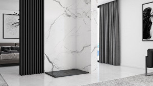 CADITA DE DUS, REA STONE, BLACK, 80x100, DESIGN MODERN, CALITATE SUPERIOARA, REA - Img 4