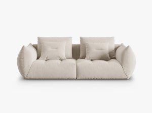 CANAPEA BLOOM, 3 LOCURI, 232 CM, DIVERSE CULORI SI MATERIALE, DESIGN DEOSEBIT - Img 6