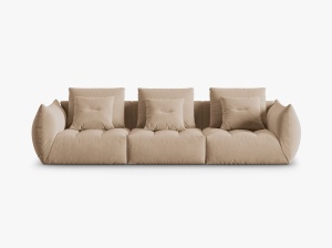 CANAPEA BLOOM, 4 LOCURI, 332 CM, DIVERSE CULORI SI MATERIALE, DESIGN DEOSEBIT - Img 4