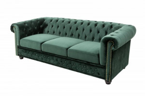 CANAPEA CHESTERFIELD, 205CM, CATIFEA VERDE, DESIGN CLASIC, ARTIM GROUP SELECTION - Img 6