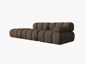 CANAPEA/COLTAR MODULAR BELLIS STANGA, 3 LOCURI, 282 CM, MARO 40, TAPITERIE DIN CATIFEA 3D, DESIGN DEOSEBIT - Img 5