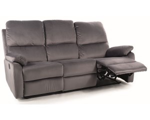 CANAPEA CONFORTABILA SPENCER 3, CU TAPITERIE DIN CATIFEA, BLUVEL 14, CU FUNCTIE DE RABATARE, STIL MODERN