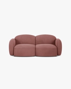 CANAPEA CU 2 LOCURI BLAIR, 194X 95, FLAMINGO, CU TAPITERIE DIN TEXTIL CATIFEA CASINO, MICADONI