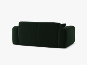 CANAPEA CU 2 LOCURI, MOLINO, 170 CM, VERDE SMARALD, CU TAPITERIE DIN TEXTIL CATIFEA VELVET CASINO, MICADONI - Img 3