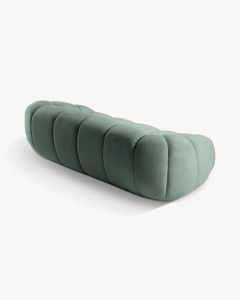 CANAPEA CU 3 LOCURI DIANA, VERDE MENTA, 234X114 CM, TAPITAT CU TAPITERIE DIN TEXTIL 3D SONIC, MICADONI - Img 4