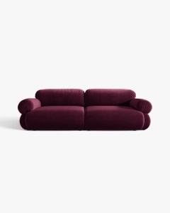 CANAPEA CU 4 LOCURI, OPHELIA, VISINIU, 257 CM, CU TAPITERIE DIN TEXTIL CATIFEA VENUS, MICADONI