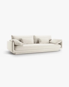 CANAPEA CU 4 LOCURI, TORINO, 250X103, FILDES, CU TAPITERIE DIN TEXTIL STRUCTURAT WIND, MICADONI - Img 3