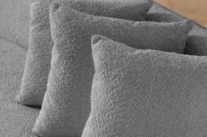 CANAPEA DEOSEBITA, ATELIER L 330CM, MATERIAL BOUCLE GRI, ARTIM GROUP SELECTION - Img 5