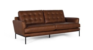 CANAPEA DEOSEBITA DIN PIELE NATURALA, COD 10006, CULOARE MARO, ARTIM GROUP SELECTION - Img 3