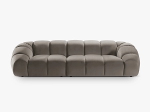 CANAPEA DIANA, 4 LOCURI, 294 CM, DIVERSE CULORI SI MATERIALE, DESIGN DEOSEBIT - Img 14