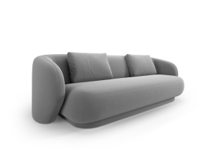 CANAPEA ELEGANTA 3 LOCURI, CAMDEN 204CM, GRI, MATERIAL CATIFEA, ARTIM GROUP SELECTION - Img 1