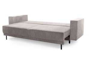 CANAPEA EXTENSIBILA ADELE BEJ, CONFECTIONATA DIN MATERIAL TEXTIL, SPUMA SI ARCURI, STIL MODERN - Img 3