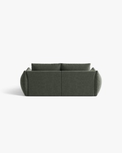 CANAPEA EXTENSIBILA CU 3 LOCURI, BLOOM, 232 CM, VERDE MUSCHI, CU TAPITERIE DIN TEXTIL STRUCTURAT WIND, MICADONI - Img 4