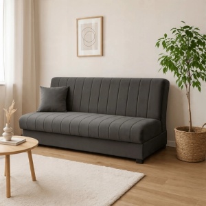 CANAPEA EXTENSIBILA, DE BUGET, ARTIM MEBLE, MATERIAL TEXTIL SI LEMN, DIVERSE CULORI, STIL MODERN - Img 10