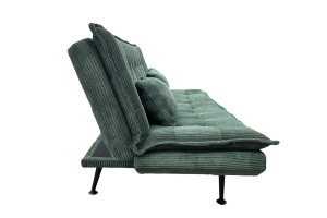 CANAPEA EXTENSIBILA, JAZZ 195CM, 3 LOCURI, MATERIAL CATIFEA RAIAT, CULOARE VERDE, ARTIM GROUP SELECTION - Img 9
