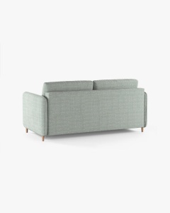 CANAPEA EXTENSIBILA SIMO, VERDE MENTA, 225X94 CM, TAPITAT CU TAPITERIE DIN TEXTIL STRUCTURAT BABEL, MICADONI - Img 5