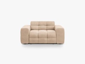 CANAPEA KENDAL, 2 LOCURI, 156 CM, DIVERSE CULORI SI MATERIALE, DESIGN DEOSEBIT - Img 4