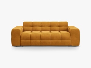 CANAPEA KENDAL, 3 LOCURI, 222 CM, DIVERSE CULORI SI MATERIALE, DESIGN DEOSEBIT - Img 6