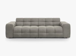 CANAPEA KENDAL, 4 LOCURI, 255 CM, DIVERSE CULORI SI MATERIALE, DESIGN DEOSEBIT - Img 1