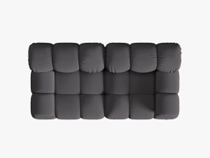CANAPEA MODULARA BELLIS, 2 LOCURI, 188 CM, ESPRESSO 15, TAPITERIE DIN CATIFEA 3D, DESIGN DEOSEBIT - Img 4