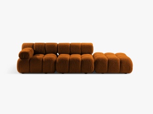 CANAPEA MODULARA BELLIS, DREAPTA, 3 LOCURI, 282 CM, TAPITERIE BOUCLE, DIVERSE CULORI, DESIGN DEOSEBIT - Img 2