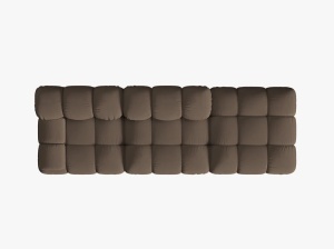 CANAPEA MODULARA BELLIS, PE DREAPTA, MARO, CU TAPITERIE DIN TEXTIL 3D SONIC, MICADONI - Img 3