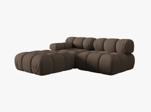 CANAPEA MODULARA BELLIS, PE STANGA, MARO, CU TAPITERIE DIN TEXTIL 3D SONIC, MICADONI - Img 5