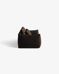 CANAPEA MODULARA BLOOM, MARO INCHIS, 232 CM, CU TAPITERIE DIN TEXTIL CATIFEA BLUVEL, MICADONI - Img 3
