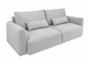 CANAPEA PENTRU 3 PERSOANE INVICTA HAMPTONS 40563, GRI, DIN LEMN SI POLIESTER, STIL MODERN, TH - Img 4