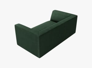 CANAPEA RUBY, VERDE, CU TAPITERIE DIN TEXTIL STRUCTURAT OTTAWA, MICADONI - Img 3