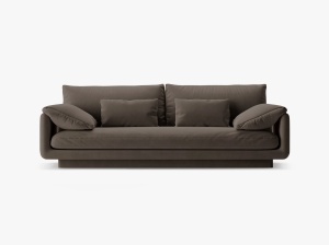 CANAPEA TORINO, 3 LOCURI, 220 CM, DIVERSE CULORI SI MATERIALE, DESIGN DEOSEBIT - Img 3