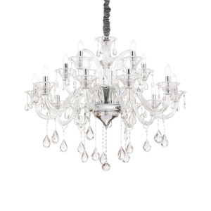 CANDELABRU COLOSSAL SP15, TRANSPARENT, DIN STICLA, STIL CLASIC