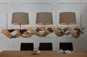 CANDELABRU DIN LEMN RECICLAT VIGINE 160CM STIL RUSTIC - Img 1