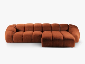 COLTAR DIANA, DREAPTA, 4 LOCURI, 334 CM, DIVERSE CULORI SI MATERIALE, DESIGN DEOSEBIT - Img 2