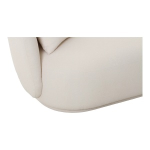 COLTAR DIVAN CU PERINA 175CM, DIN LEMN SI TEXTIL, CULOARE BEJ, HOUSE NORDIC - Img 9