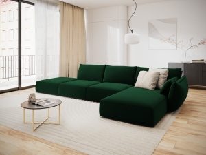 COLTAR DREAPTA 364CM, VANDA 5 LOCURI, DIVERSE CULORI, MATERIAL CATIFEA, ARTIM GROUP COLLECTION - Img 4
